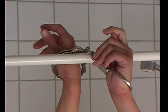 SELFBONDAGE FOR ELIN IN THE BATHROOM 2